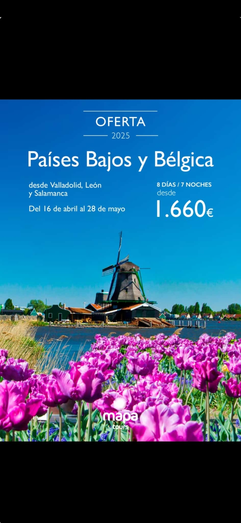 PAÍSES BAJOS Y BÉLGICA desde Valladolid