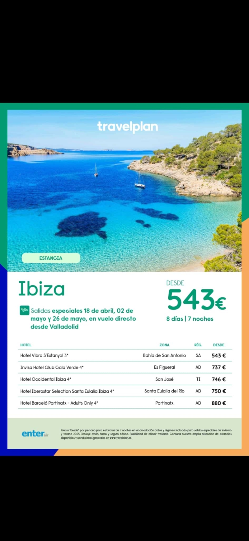 IBIZA desde Valladolid