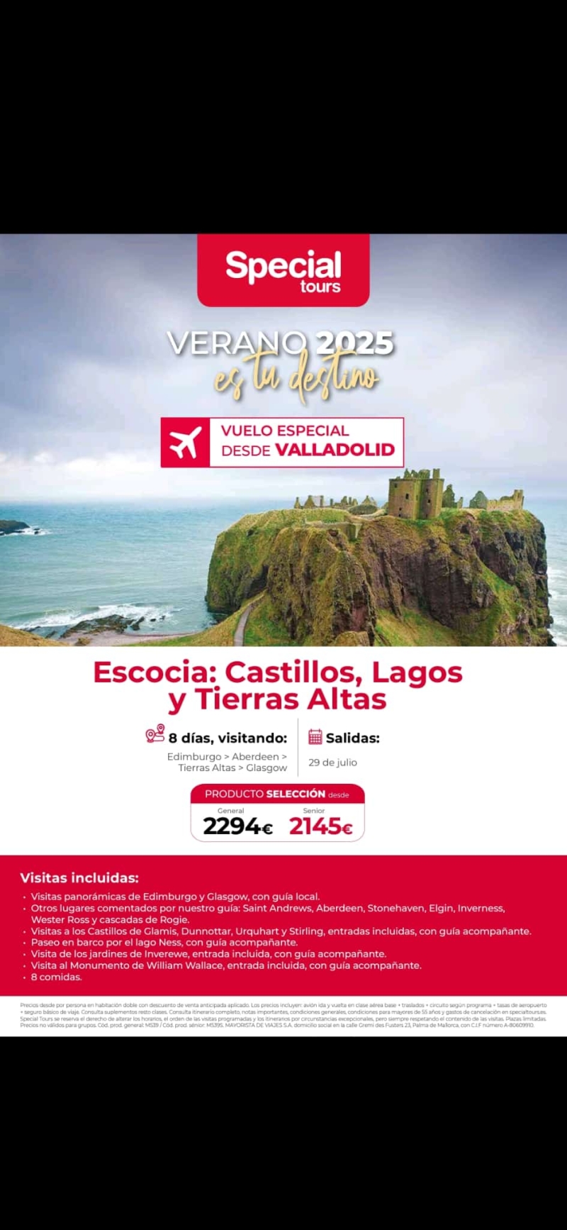 ESCOCIA desde Valladolid